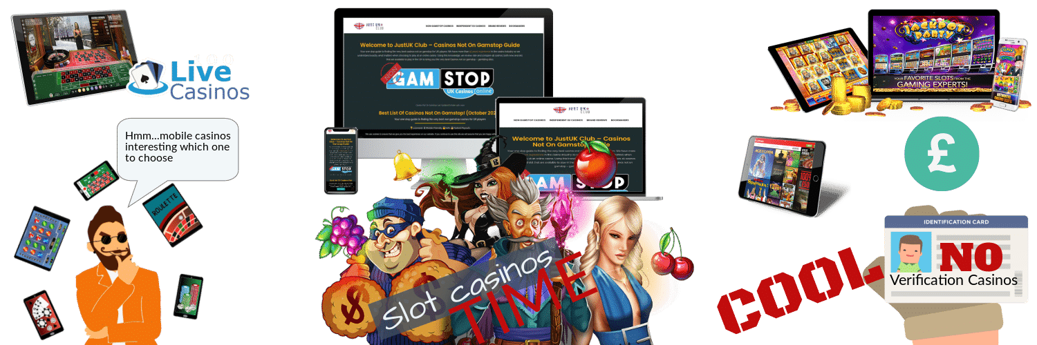 Slot casinos live casinos mobile casinos no verification casinos
